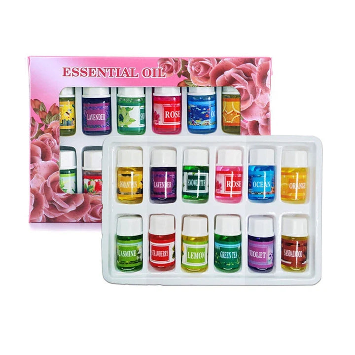 12 Piece Essential Oil Set Water-Soluble Clog-Resistant Diffuser 9