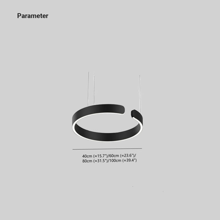 LED Pendant Ceiling Light Metal &amp; Acrylic Dome 40/60/80 cm | Black, Gold, Rose Gold, White | Dimmable, 3 Colour Temperatures 5