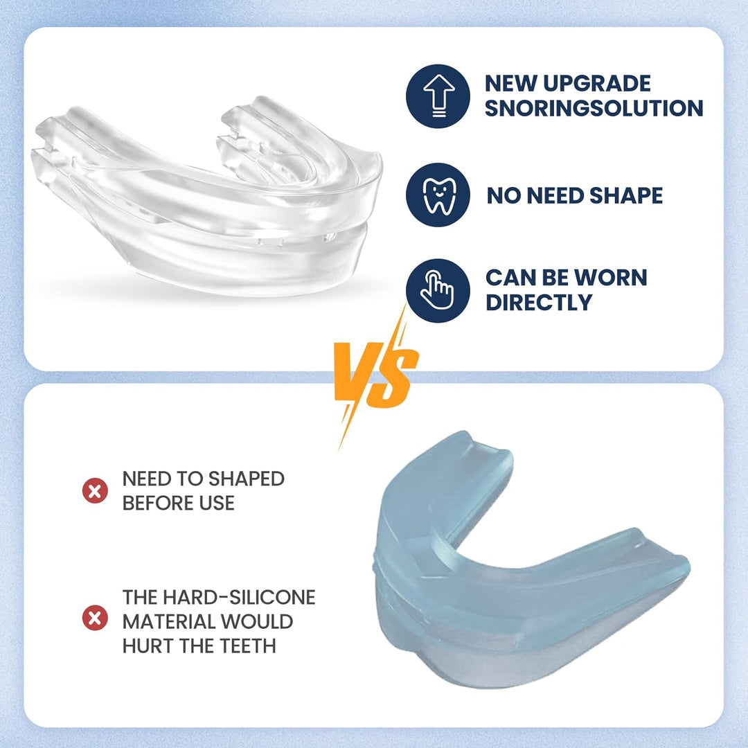 Anti-Snoring Mouthguard | Adjustable Jaw Positioning for Snoring Relief | Medical-Grade Silicone, Reusable Case Included 3