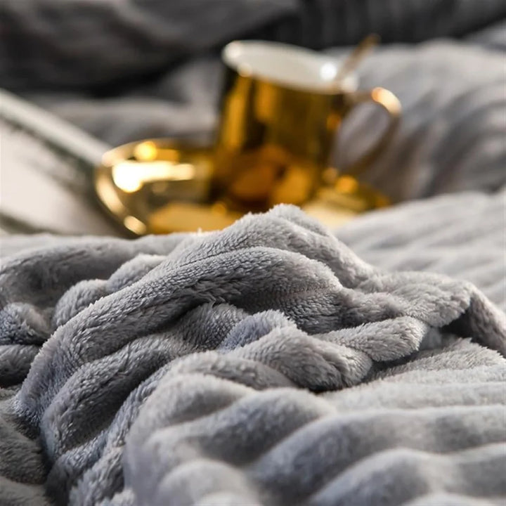 Fleece Duvet Cover Set | Plush-Style Winter Bedspread with Matching Pillowcases | Soft, Warm &amp; Machine Washable 4
