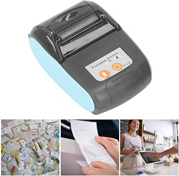 Wireless Thermal Printer | Bluetooth With Case And Rolls