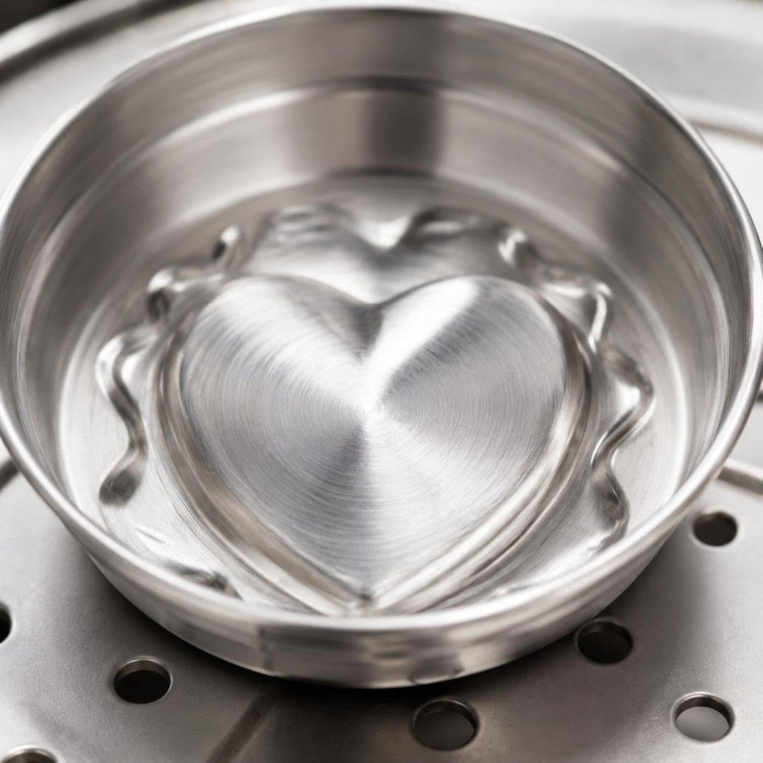 3 Cup Stainless Steel Egg Poacher Stovetop Steamer 12