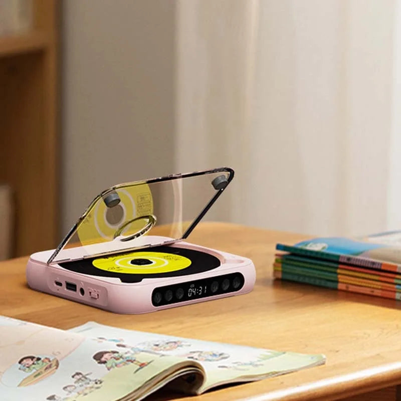 Mini CD Player | Portable Bluetooth Disc Player