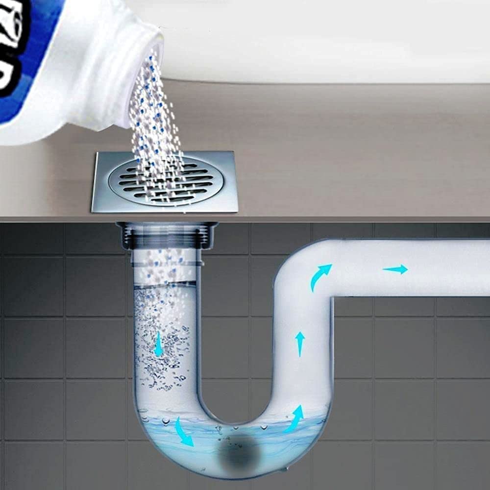 Drain Cleaner 110g | Foaming Formula Clears Hair, Grease &amp; Soap Scum Fast | Safe for Sinks, Showers &amp; Toilets in Any Home 6