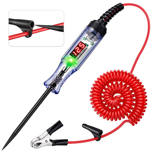 Digital Circuit Tester Automotive 3 V-48 V Voltage Range with LED Display 4