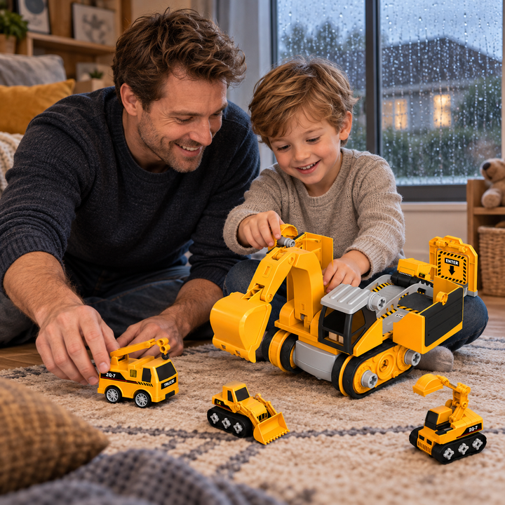 Take Apart Construction Vehicle Toy Set Screwdriver Figure 2