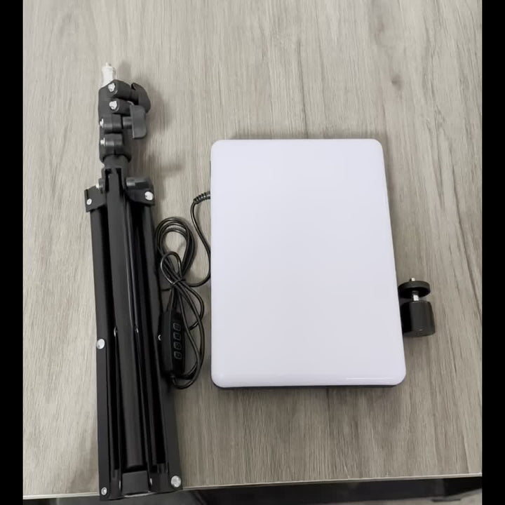 Photography Light Stand with Lamp | Adjustable Height 110 cm | Aluminum Build for Speedlight &amp; Ring Light Studio Setups 7