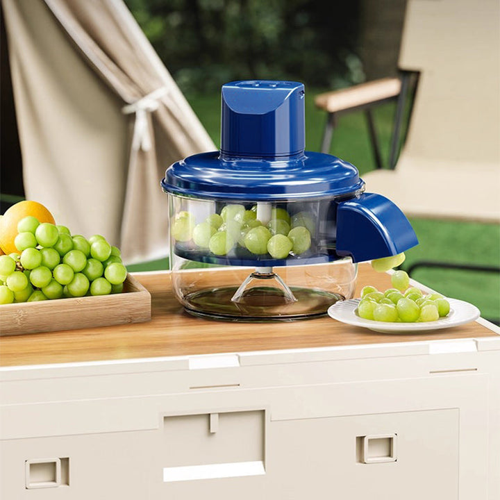 5-Blade Electric Food Chopper USB Rechargeable Transparent Bowl 3