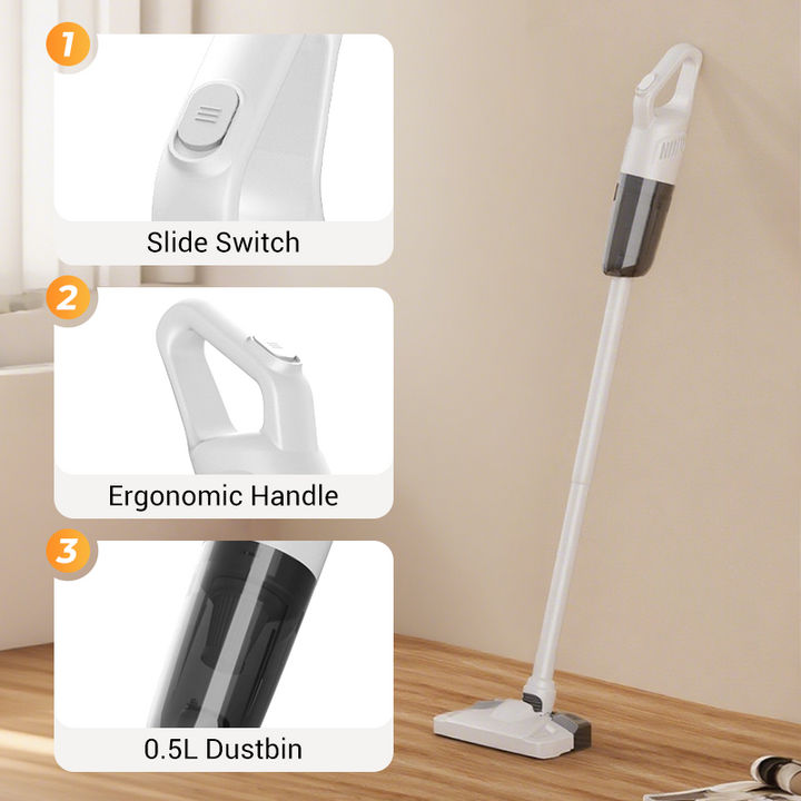 Handheld Cordless Vacuum Cleaner | High-Suction Power for Home, Car and Office | Lightweight Cord-Free Design for Quick Cleanup 7