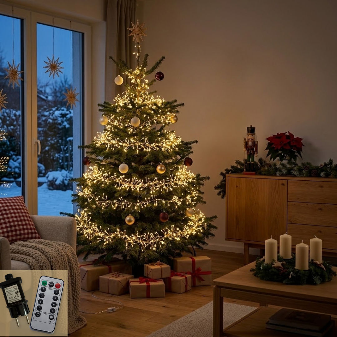 Christmas Lights Copper Wire LED IP65 Waterproof with Remote Control 8