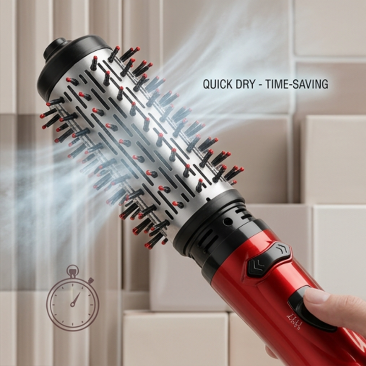 Ionic Hair Dryer for All Hair Types | Adjustable Heat and Airflow Settings | Fast Drying, Frizz-Free, Shiny Finish 3