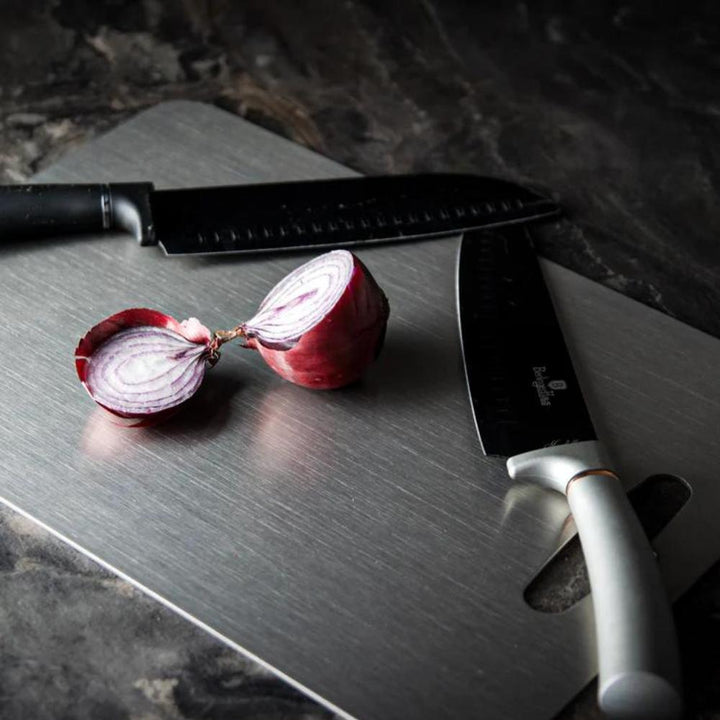 Stainless Steel Chopping Board | Non-Porous, Knife-Friendly, Scratch-Resistant Surface | Resists Stains and Odours 7