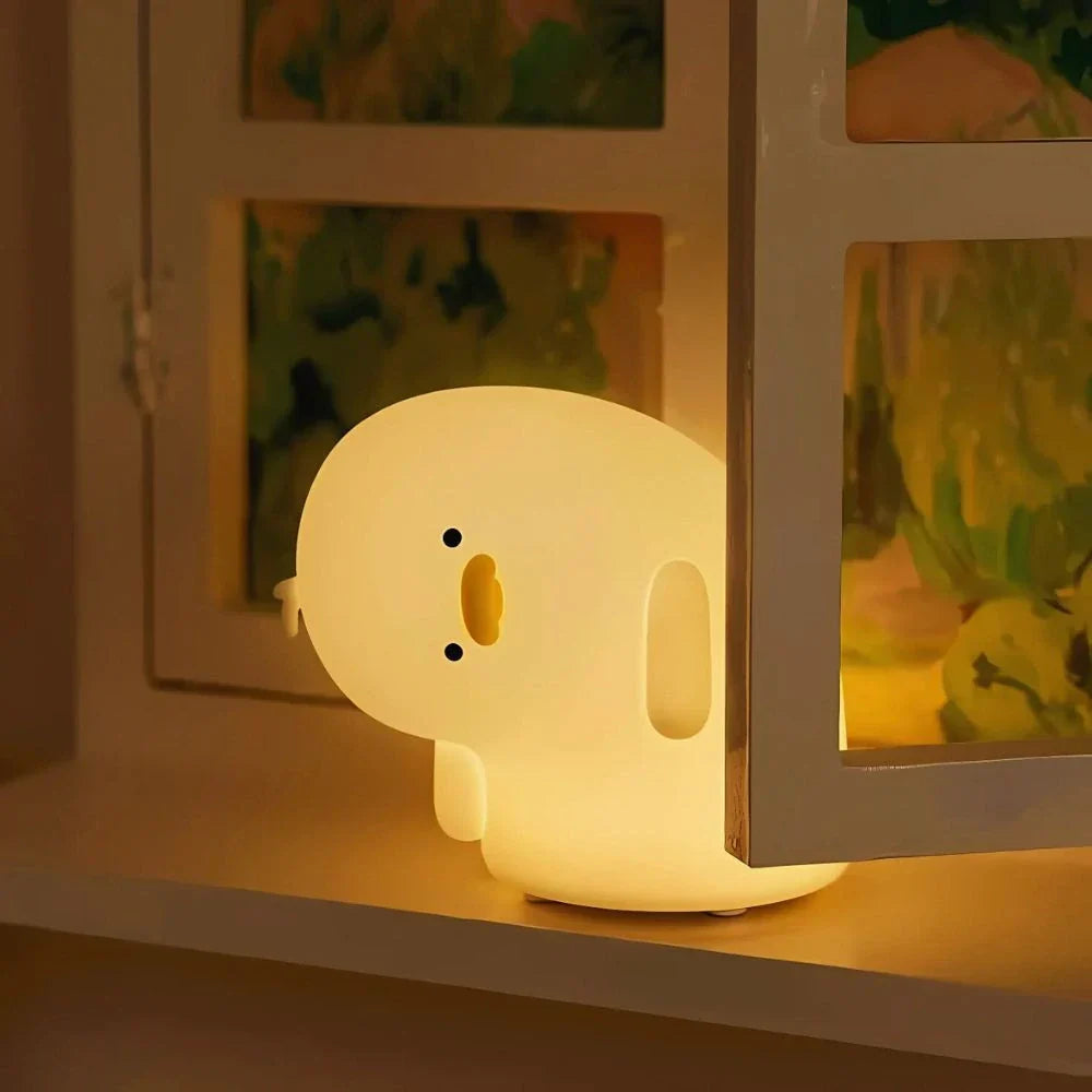 Silicone Squeeze Night Light | Adjustable 3-Level Brightness &amp; Rechargeable | 30-Minute Sleep Timer for Bedtime 3