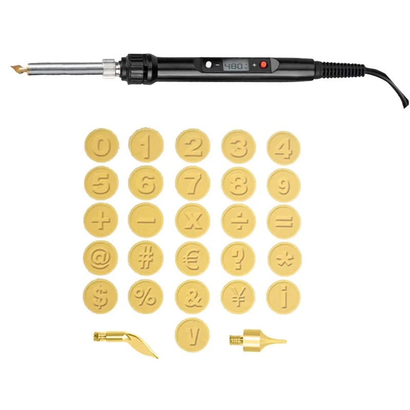Engraving Soldering Iron Letter Set Brass Tips | 26 A-Z Letters Fits Standard Irons | Personalise Wood, Leather &amp; Crafts 11