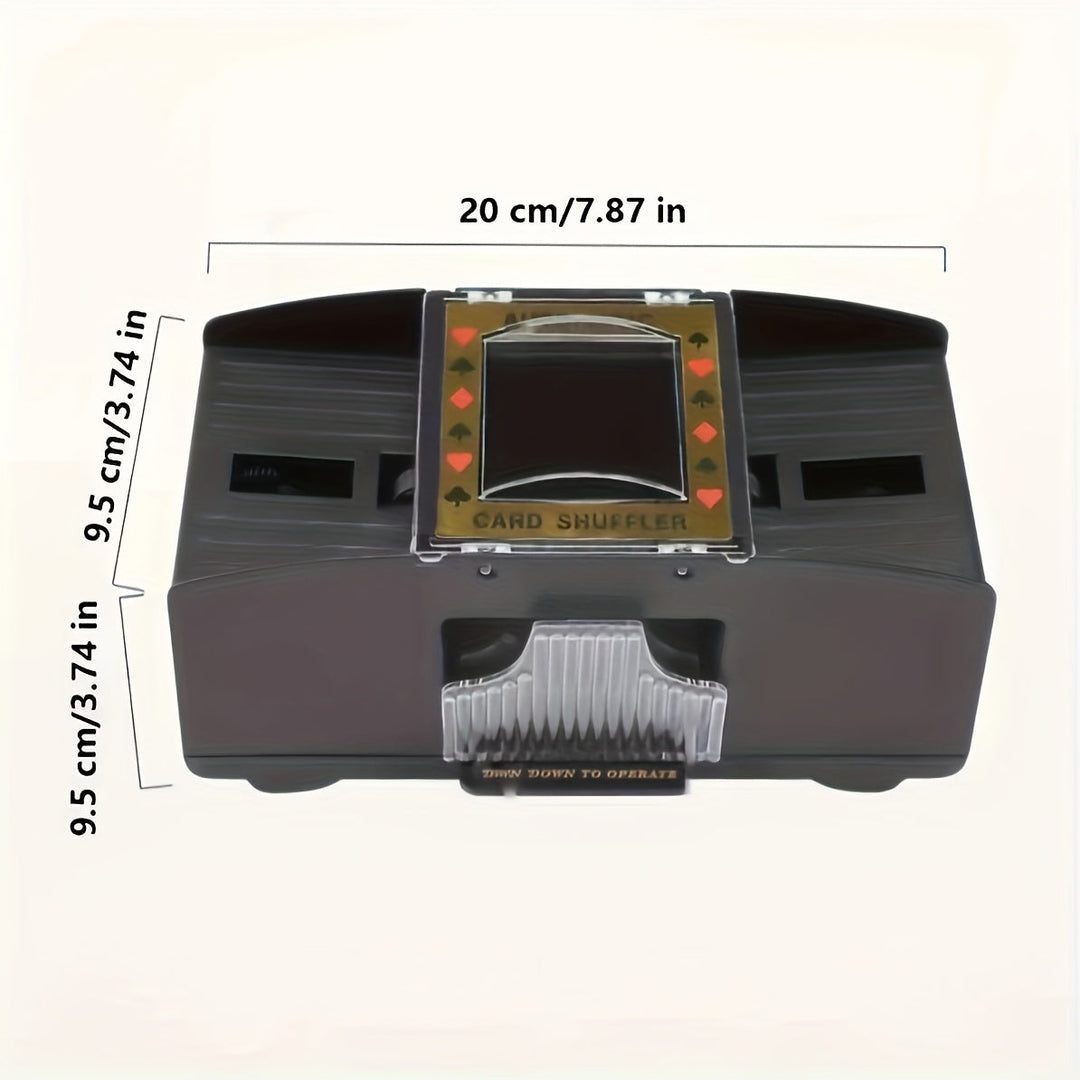 Automatic Card Shuffler for Standard Playing Cards | Battery Operated, Plastic | Poker, Bridge &amp; Board Game Nights 4