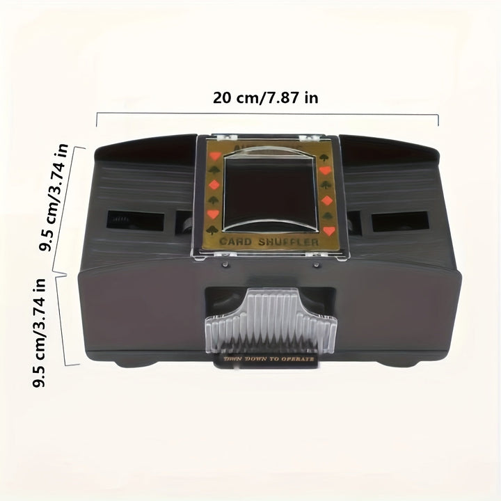 Automatic Card Shuffler for Standard Playing Cards | Battery Operated, Plastic | Poker, Bridge &amp; Board Game Nights 4