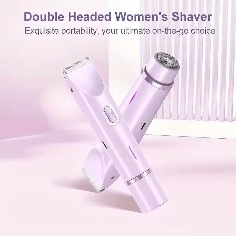Shaver | Two Interchangeable Heads, Cordless