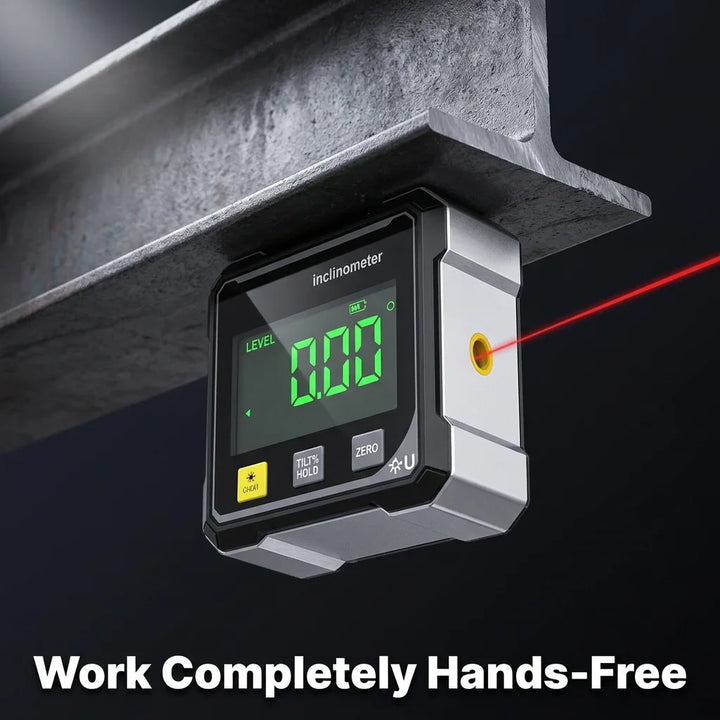 Digital Laser Level with Magnetic Base | 5.6 cm Compact Design | Hands-Free Laser Guided Precision for Cabinetry &amp; Tiling 3