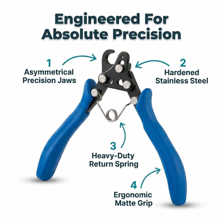 Jewellery Loop Pliers Stainless Steel | Ergonomic Non-Slip Handles | Uniform Loops for Wire-Wrapped Jewellery Making 4