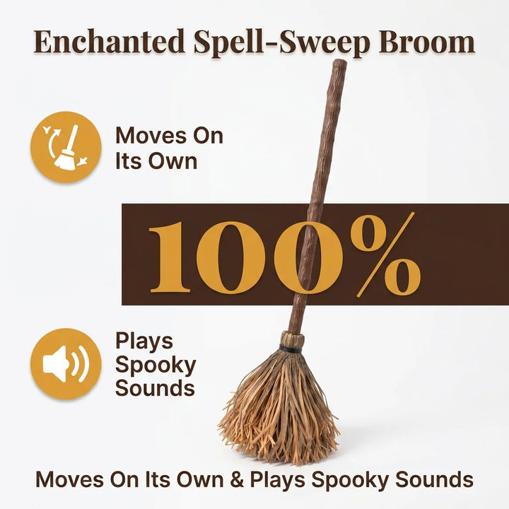 Animated Halloween Decoration | Self-Moving Hovering Display | Motion-Activated Sound Effects for Haunted Home Décor 4