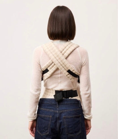 Ergonomic Baby Carrier | 3 Carry Positions | 88% Cotton & Linen | Newborn to 2 Years | Houndstooth