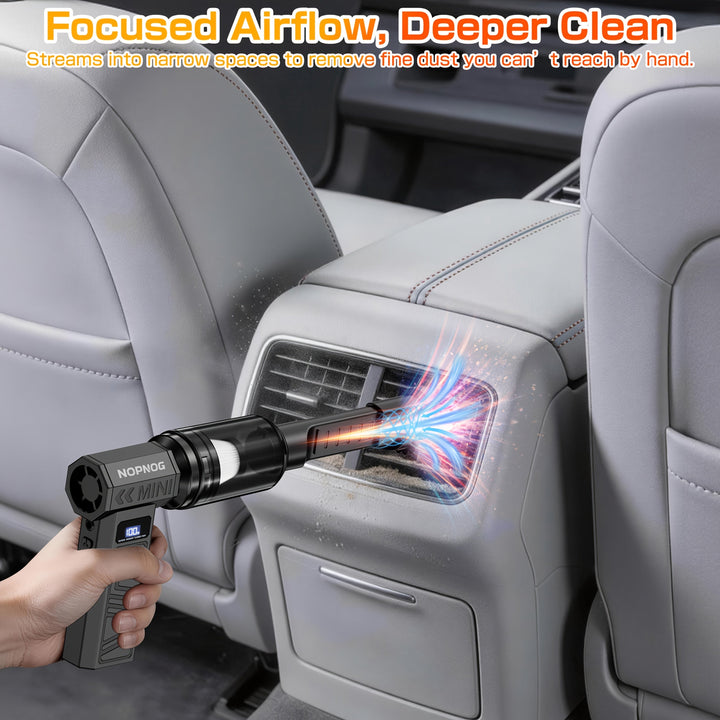 Cordless Vacuum Cleaner Mini Rechargeable 2-in-1 with 130,000 RPM Motor 5