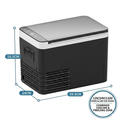 Portable Car Refrigerator | -18°C Deep Freezing | Compressor Cooling | 42mm Insulation | Shockproof