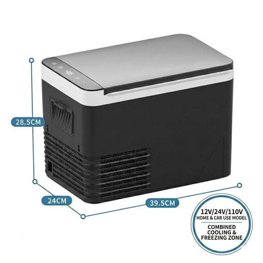 Portable Car Refrigerator | -18°C Deep Freezing | Compressor Cooling | 42mm Insulation | Shockproof