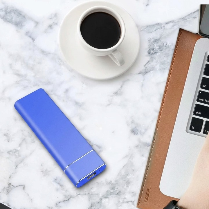 8TB External SSD — USB 3.1 Type-C, Plug &amp; Play, Aluminum 3