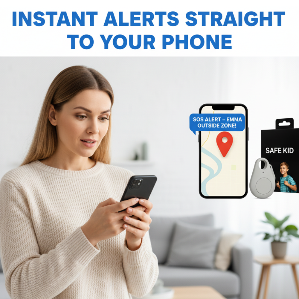 Child GPS Location Tracker | Real-Time Tracking, SOS Alerts &amp; Bluetooth | Waterproof IP67 with 5-Day Battery Life 7
