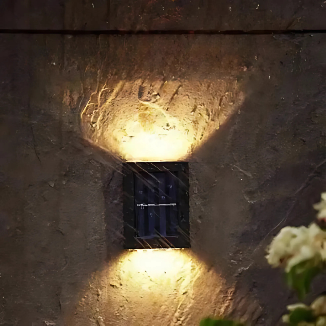 Solar Wall Light Outdoor | Automatic Dusk-to-Dawn Sensor, Weatherproof Design | Tool-Free Install, No Wiring Needed 6