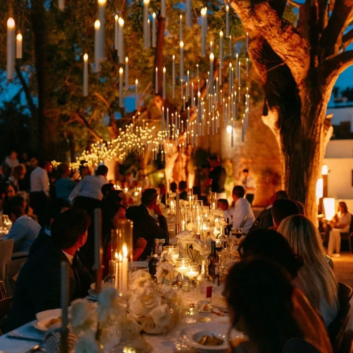 Floating LED Candle Set | Wand Remote Control, Flameless Design | Safe Mess-Free Ambient Lighting for Parties &amp; Décor 6