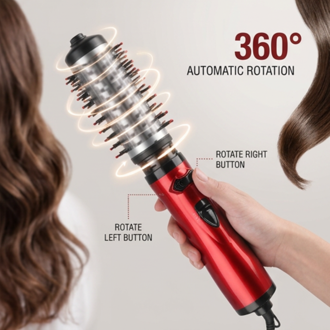 Ionic Hair Dryer for All Hair Types | Adjustable Heat and Airflow Settings | Fast Drying, Frizz-Free, Shiny Finish 2