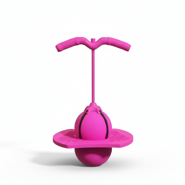 Balance Hop Ball for Kids | Removable Foam Handles for All Skill Levels | Non-Slip Platform for Indoor and Outdoor Use 20