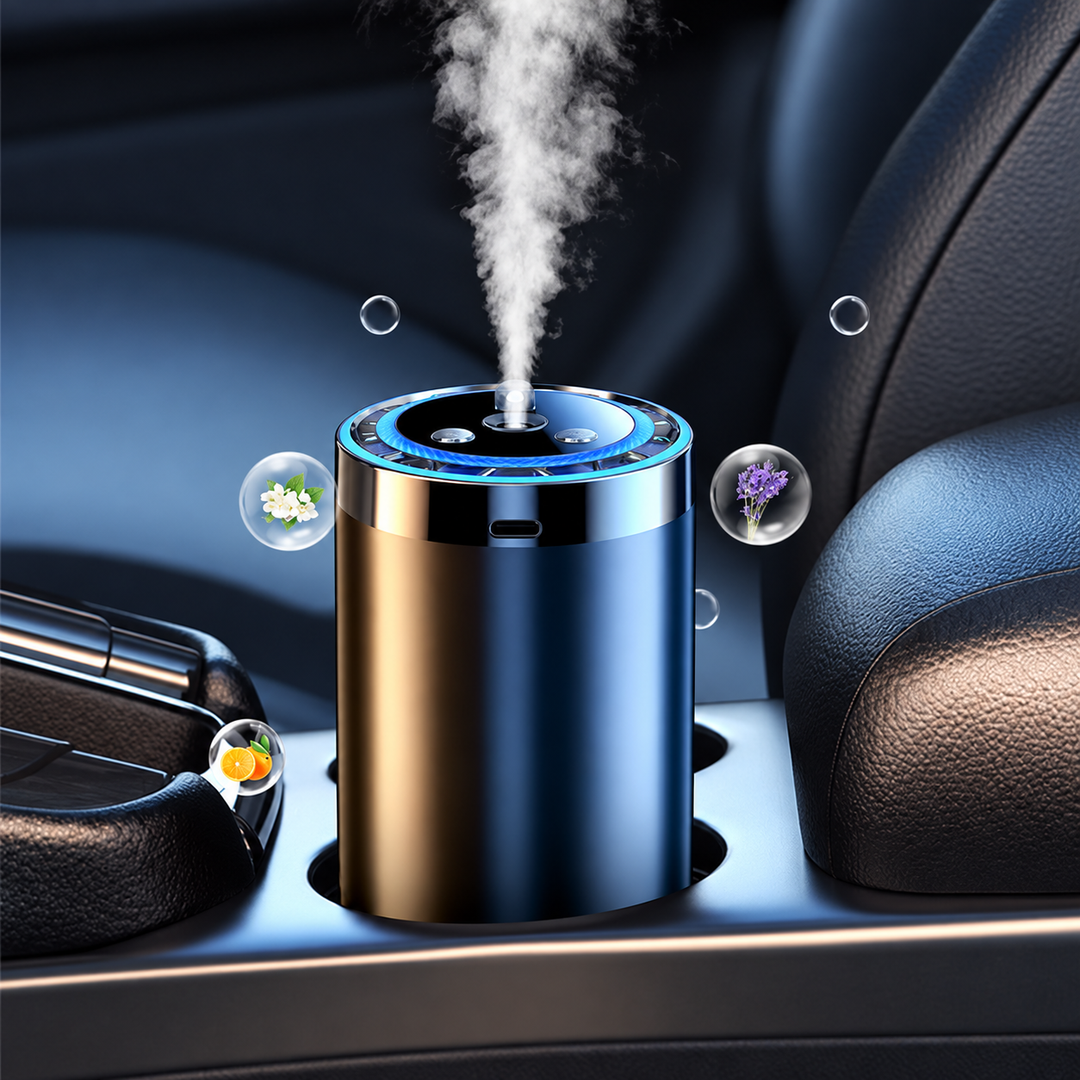 Car Fragrance Dispenser Rechargeable USB-C Compact with 5 Spray Levels 3