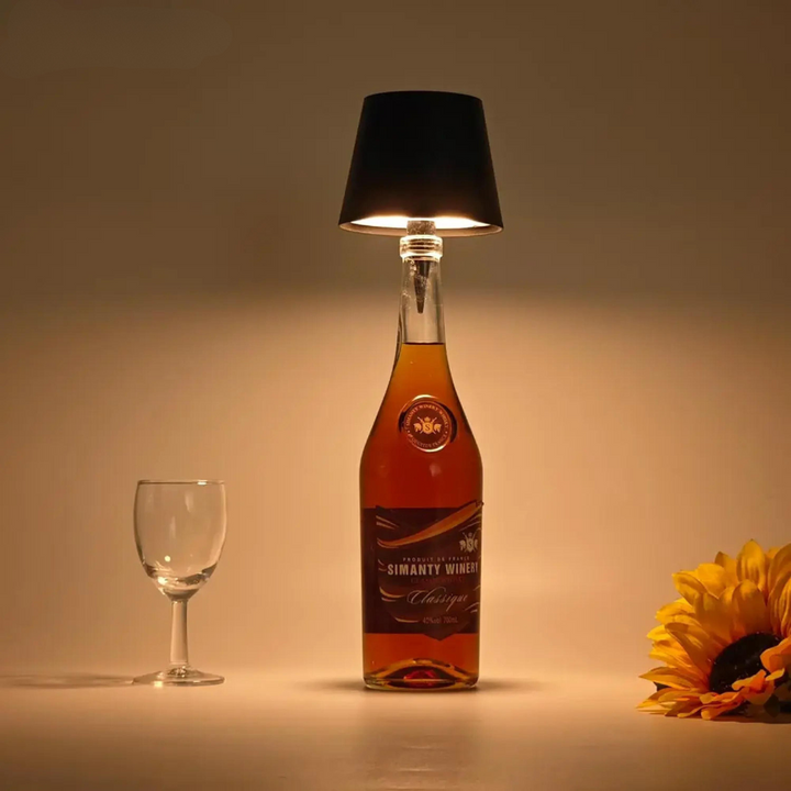 Rechargeable Bottle Light LED Cap Touch Control 3 Brightness 5