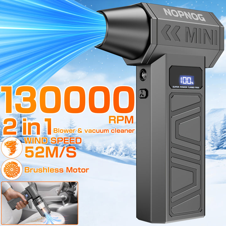 Cordless Vacuum Cleaner Mini Rechargeable 2-in-1 with 130,000 RPM Motor 4