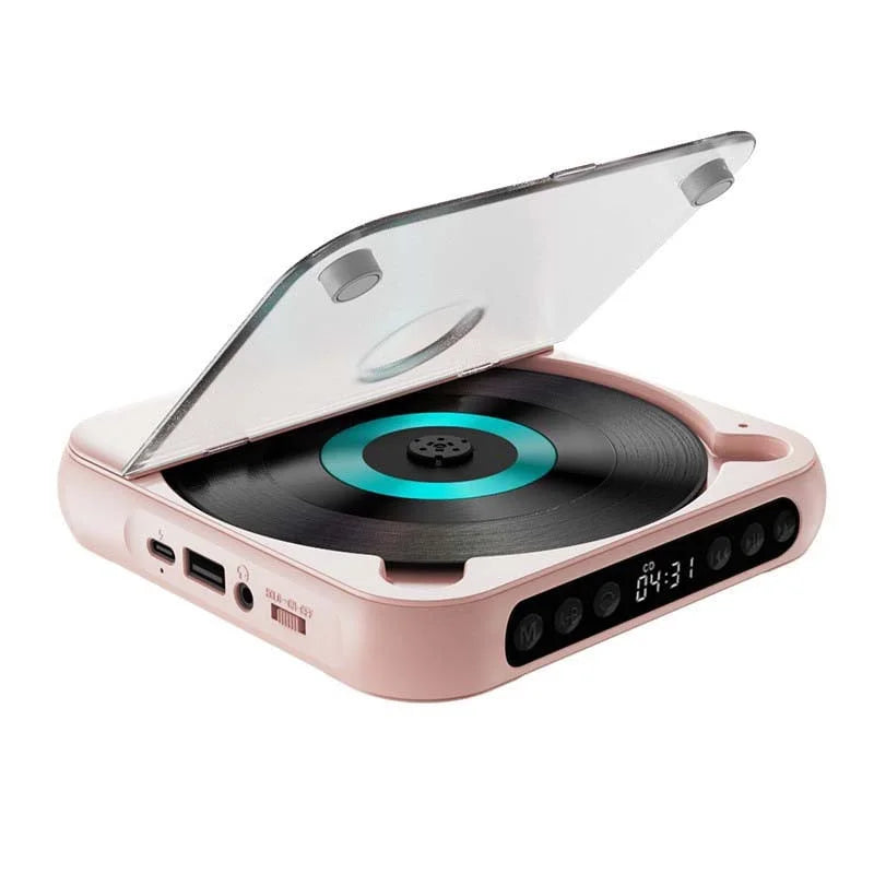 Mini CD Player | Portable Bluetooth Disc Player
