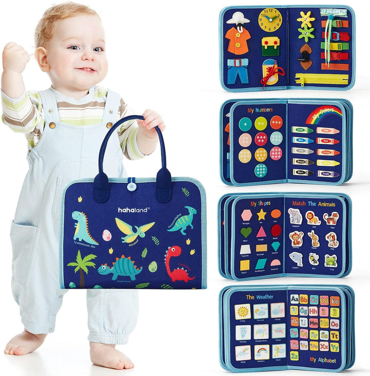 Felt Activity Board | 15 Everyday Skills Activities | Boosts Fine Motor Skills and Independence in Young Children 1