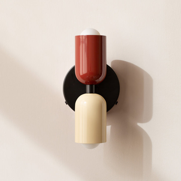 Macaron Wall Lamp Iron | Nordic Dome Design with Space-Saving Wall Mount | Soft Ambient Glow for Bedroom &amp; Corridor 4