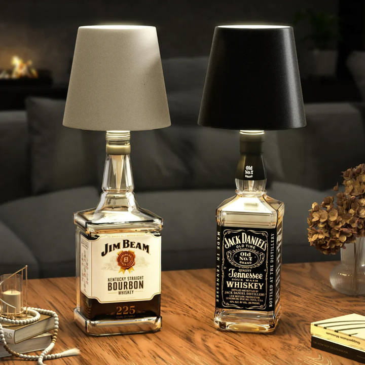 Rechargeable Bottle Light LED Cap Touch Control 3 Brightness 10