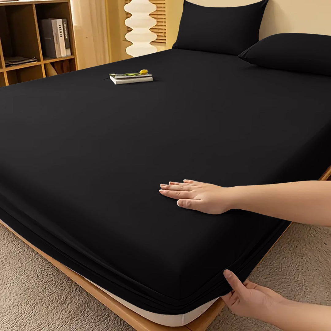 Extra Deep Fitted Bed Sheet, Up to 29 cm Depth | Single, Double, King, Super King, 12 Colours | Wrinkle-Resistant All-Season Fit 37