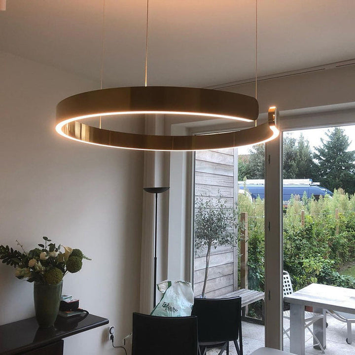 LED Pendant Ceiling Light Metal &amp; Acrylic Dome 40/60/80 cm | Black, Gold, Rose Gold, White | Dimmable, 3 Colour Temperatures 19