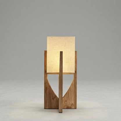 Bamboo & Wood Floor Lamp | Soft Ambient LED | Switch Control | 53cm & 82cm | Chrome Finish