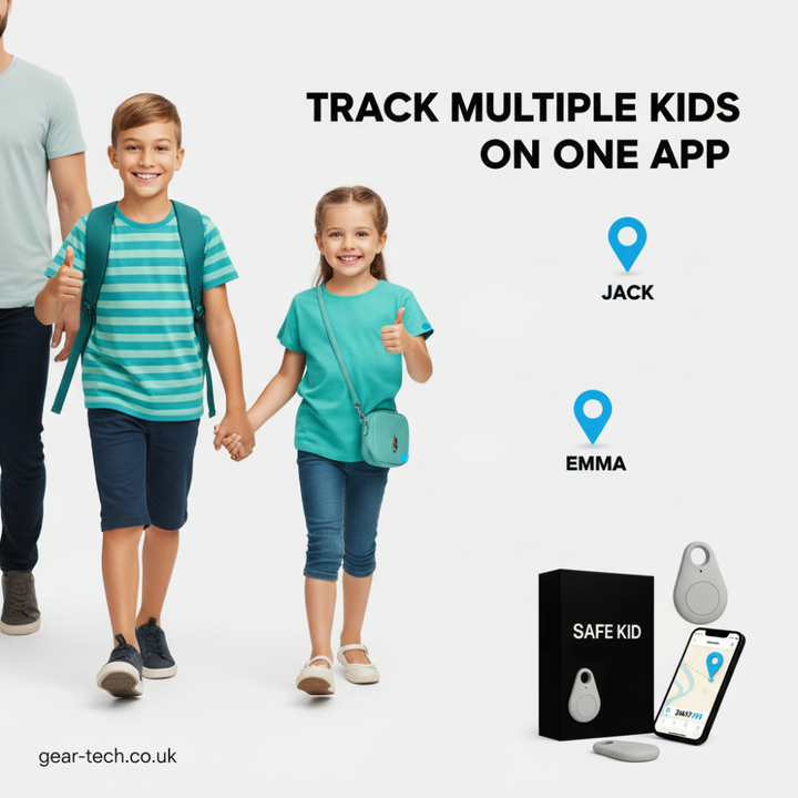 Child GPS Location Tracker | Real-Time Tracking, SOS Alerts &amp; Bluetooth | Waterproof IP67 with 5-Day Battery Life 8