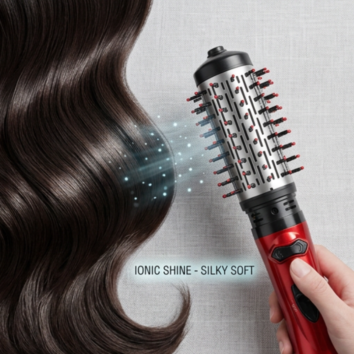 Ionic Hair Dryer for All Hair Types | Adjustable Heat and Airflow Settings | Fast Drying, Frizz-Free, Shiny Finish 6