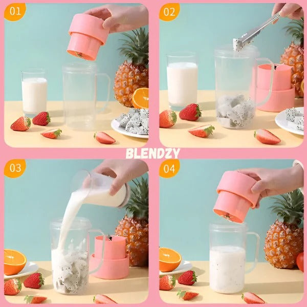 Tragbarer Mixbecher – Frische Smoothies in Sekunden Zorenza