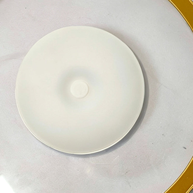 Round Floating Wall Shelf LED Light Rechargeable USB 11