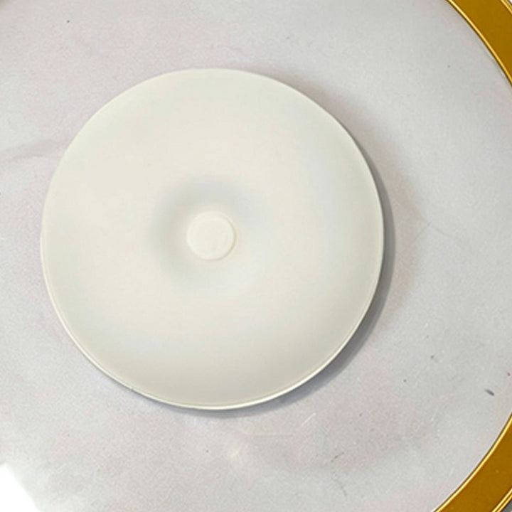 Round Floating Wall Shelf LED Light Rechargeable USB 11
