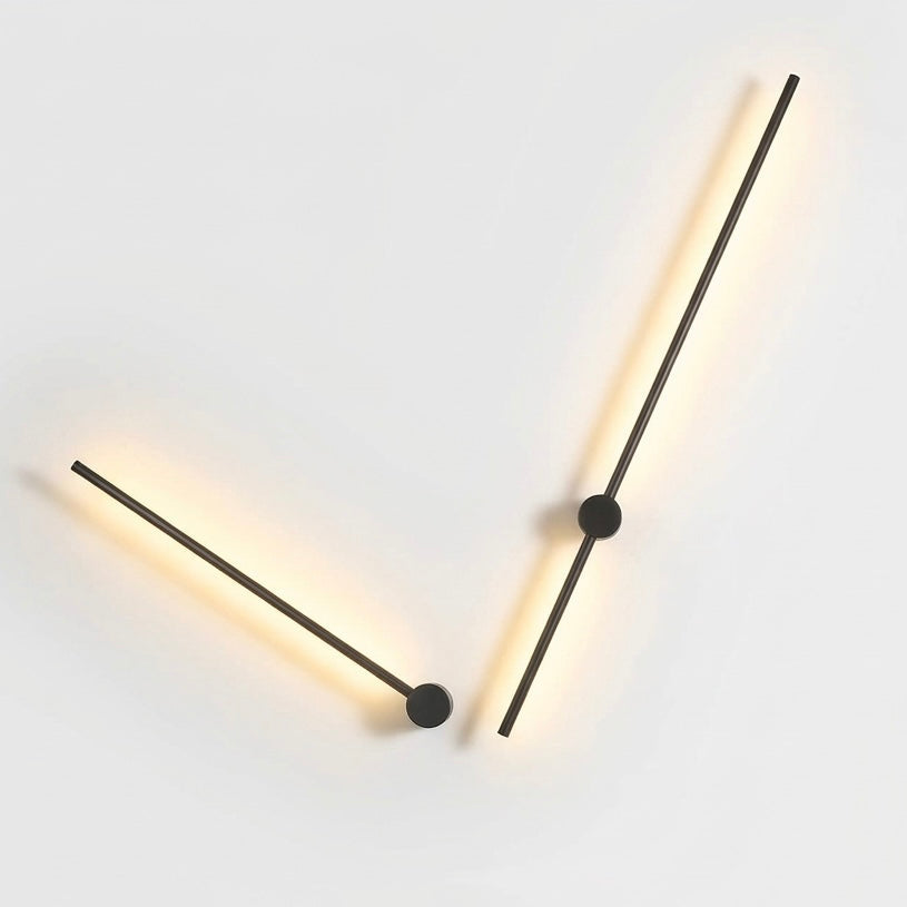 Modern Minimalist Linear LED Wall Light | Iron & Acrylic | 3000K Warm White | 60–120 cm